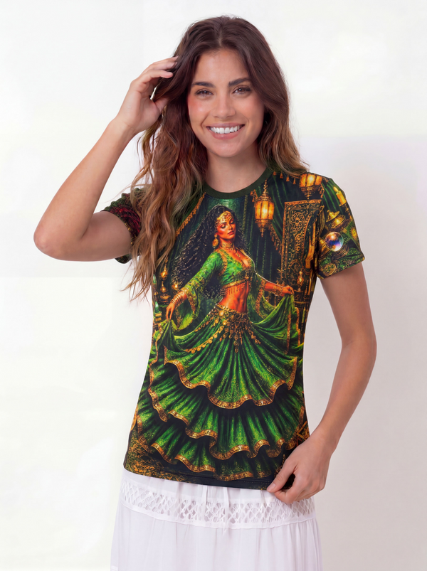 Camiseta Cigana Esmeralda Entidade Umbanda - Coleção Gytanos | Trajes de Luz