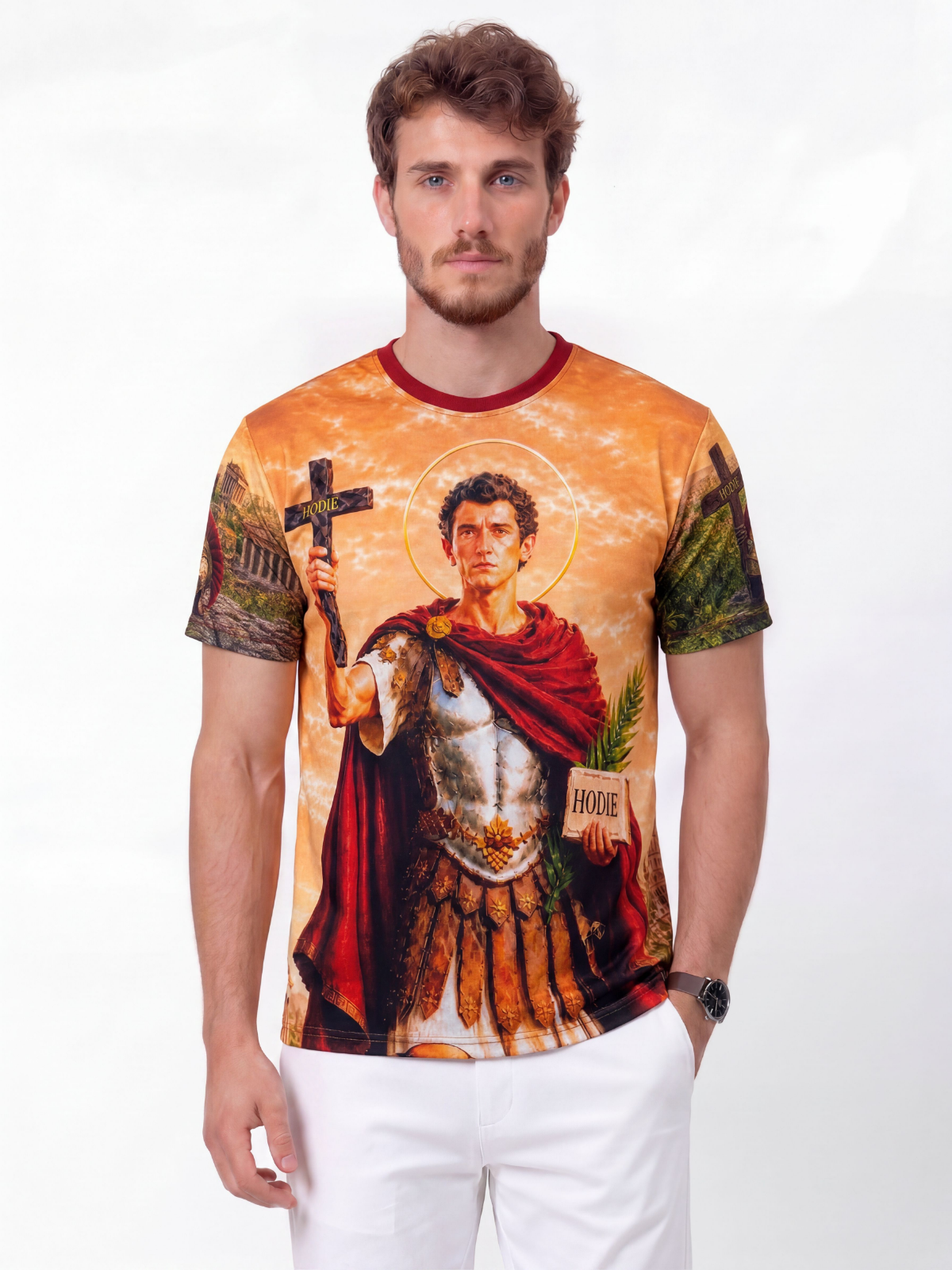Camiseta Santo Expedito - Coleção Sacrossanto | Trajes de Luz