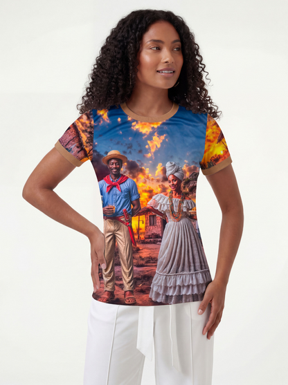 Camiseta Baianos Entidade Umbanda - Coleção Aruanda | Trajes de Luz