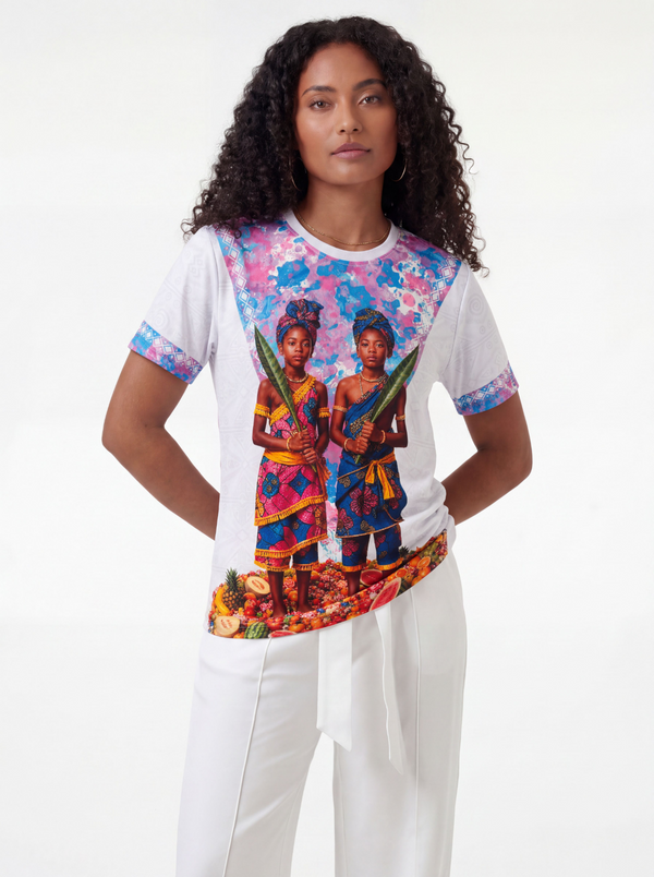 Camiseta Orixá Ibeji Umbanda e Candomblé - Coleção Orum | Trajes de Luz