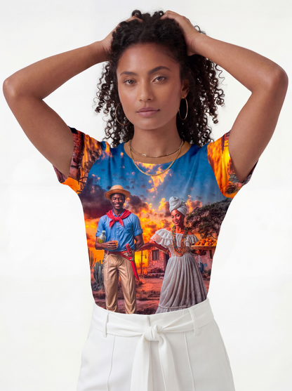 Camiseta Baianos Entidade Umbanda - Coleção Aruanda | Trajes de Luz