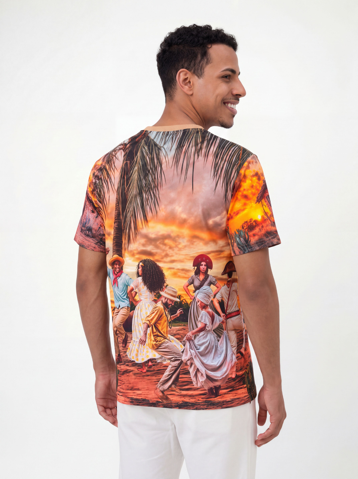 Camiseta Baianos Entidade Umbanda - Coleção Aruanda | Trajes de Luz