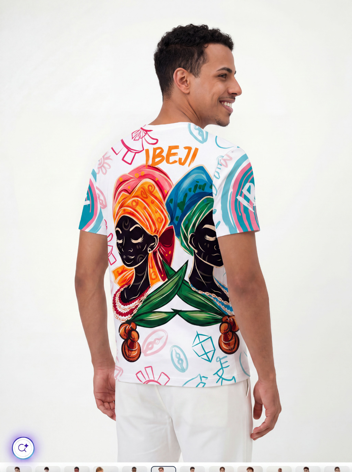 Camiseta Orixá Ibeji Umbanda e Candomblé - Coleção Oríkì's | Trajes de Luz