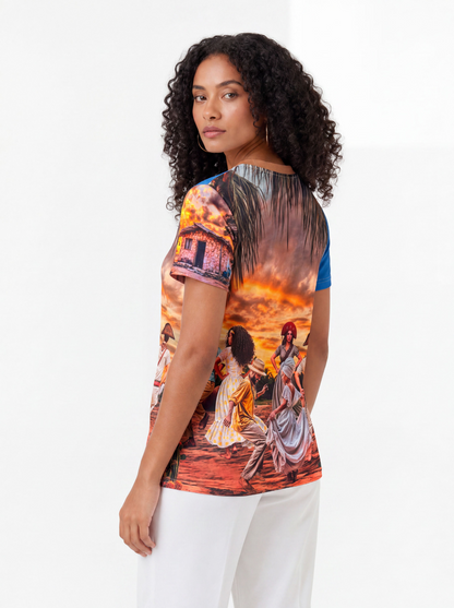Camiseta Baianos Entidade Umbanda - Coleção Aruanda | Trajes de Luz