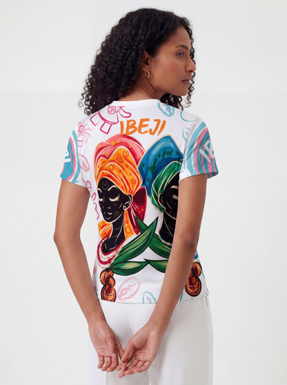 Camiseta Orixá Ibeji Umbanda e Candomblé - Coleção Oríkì's | Trajes de Luz