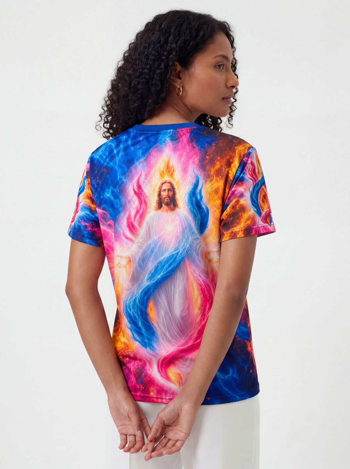 Camiseta Chama Trina Fraternidade Branca - Coleção 7 Raios | Trajes de Luz