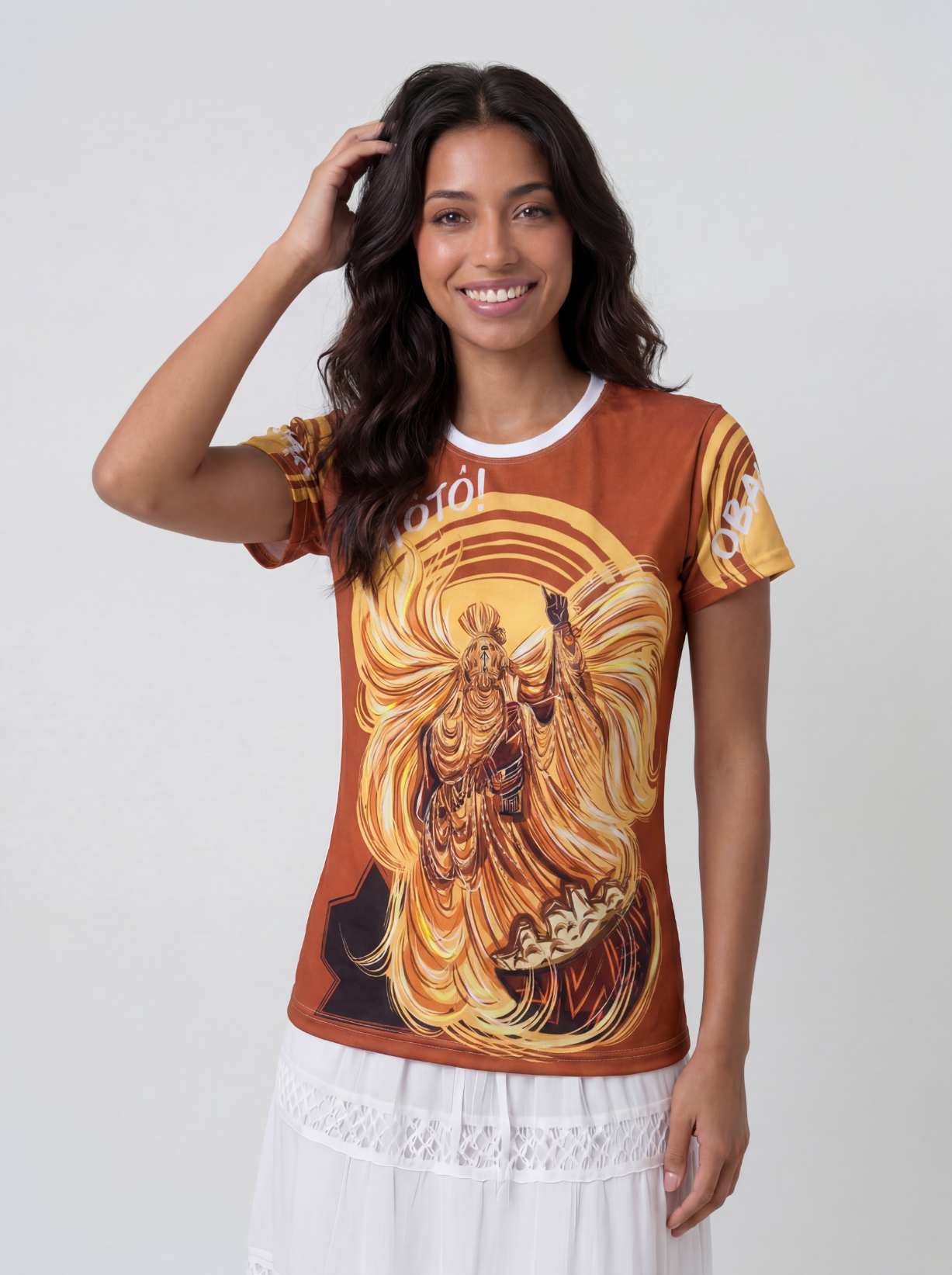 Camiseta Orixá Obaluaê Umbanda e Candomblé - Coleção Oríkì's | Trajes de Luz