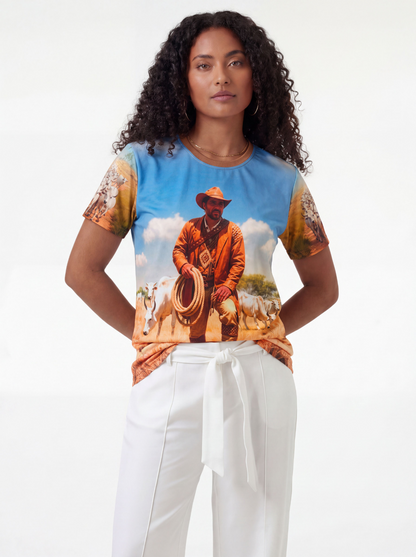 Camiseta Boiadeiros Entidade Umbanda - Coleção Aruanda | Trajes de Luz