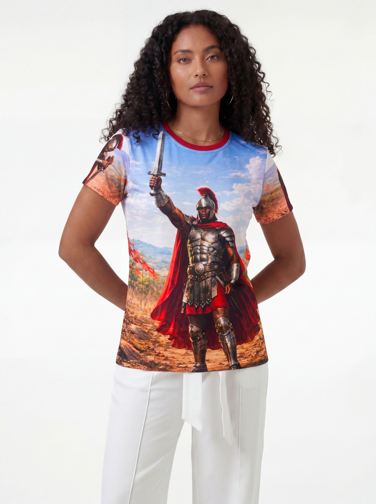 Camiseta Ogum Entidade Umbanda - Coleção Aruanda | Trajes de Luz