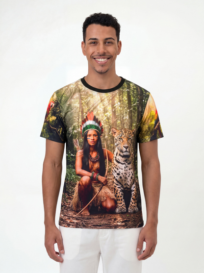 Camiseta Caboclas Entidade Umbanda - Coleção Aruanda | Trajes de Luz