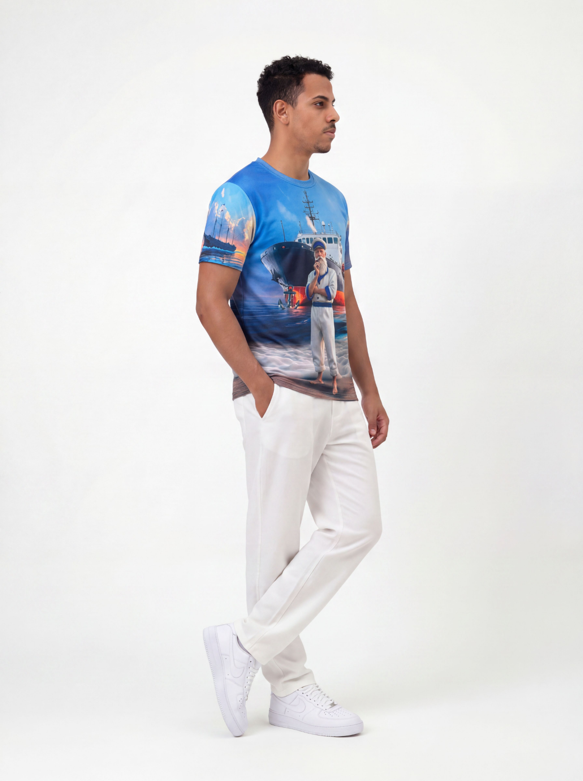 Camiseta Marinheiros Entidade Umbanda - Coleção Aruanda | Trajes de Luz