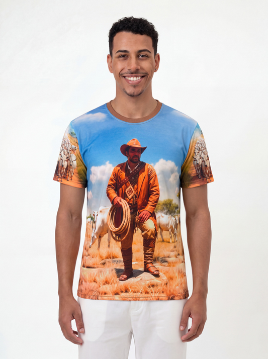 Camiseta Boiadeiros Entidade Umbanda - Coleção Aruanda | Trajes de Luz