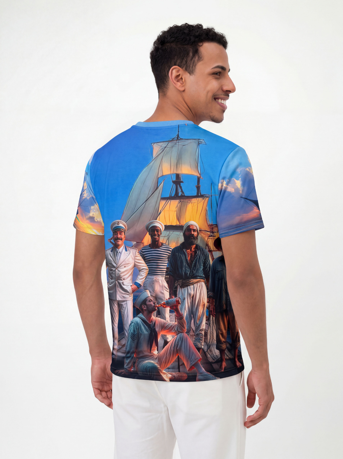 Camiseta Marinheiros Entidade Umbanda - Coleção Aruanda | Trajes de Luz