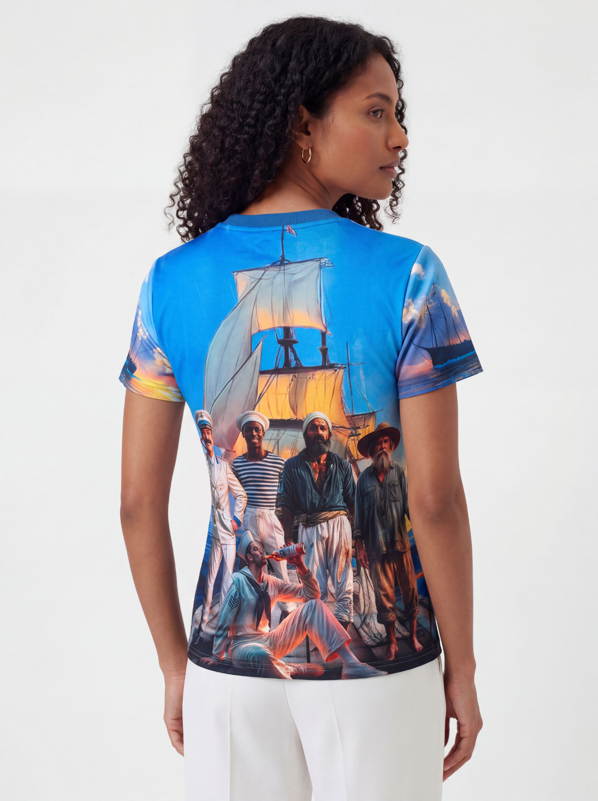 Camiseta Marinheiros Entidade Umbanda - Coleção Aruanda | Trajes de Luz
