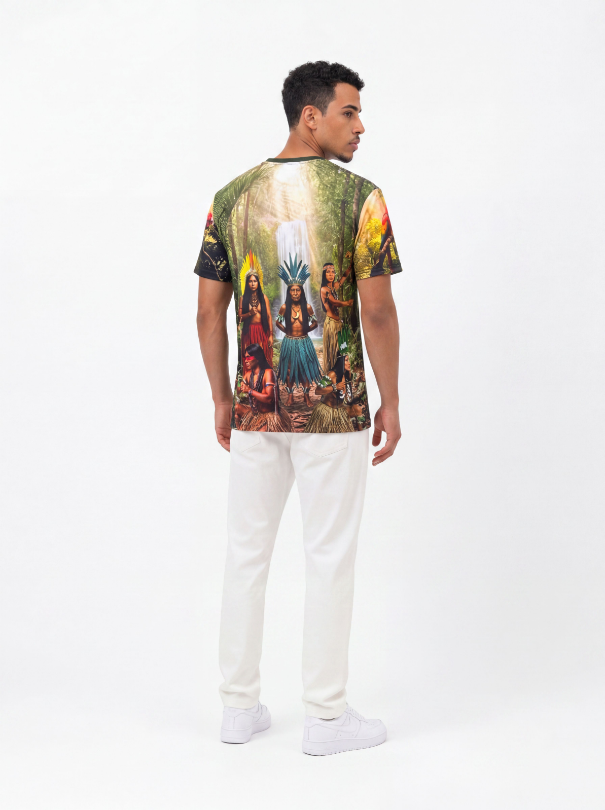 Camiseta Caboclas Entidade Umbanda - Coleção Aruanda | Trajes de Luz