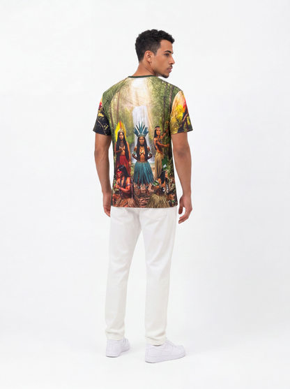 Camiseta Caboclas Entidade Umbanda - Coleção Aruanda | Trajes de Luz