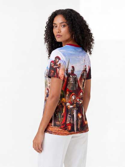 Camiseta Ogum Entidade Umbanda - Coleção Aruanda | Trajes de Luz