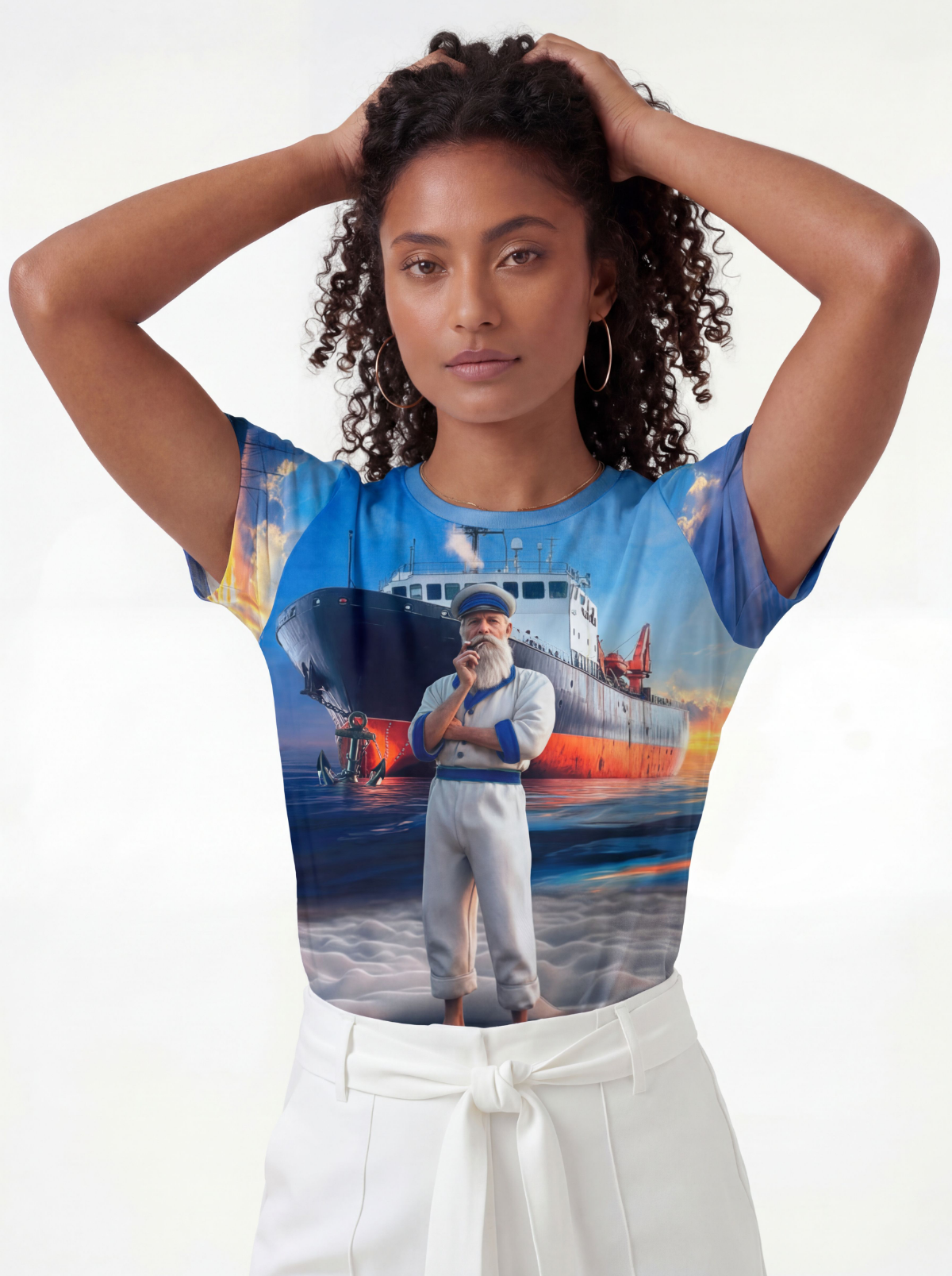 Camiseta Marinheiros Entidade Umbanda - Coleção Aruanda | Trajes de Luz