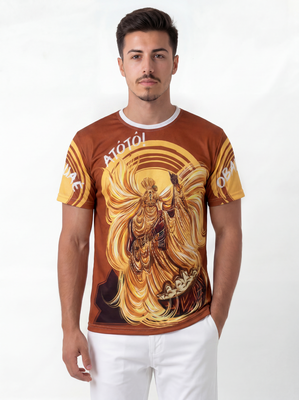 Camiseta Orixá Obaluaê Umbanda e Candomblé - Coleção Oríkì's | Trajes de Luz