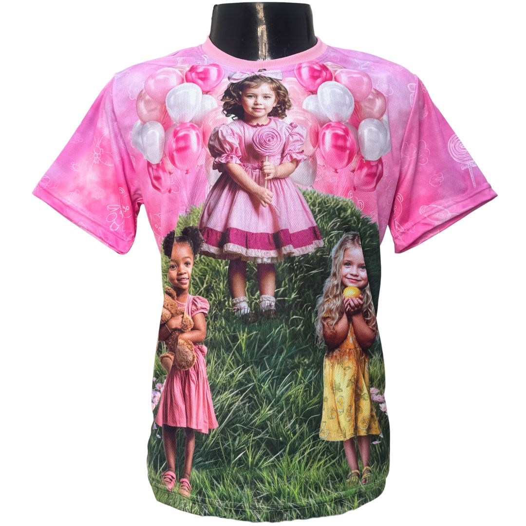 Camiseta Jardim das Meninas Entidade Umbanda - Coleção Ibejada | Trajes de Luz