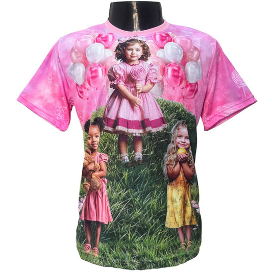 Camiseta Jardim das Meninas Entidade Umbanda - Coleção Ibejada | Trajes de Luz
