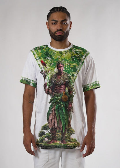 Camiseta Orixá Ossain Umbanda e Candomblé - Coleção Orum | Trajes de Luz