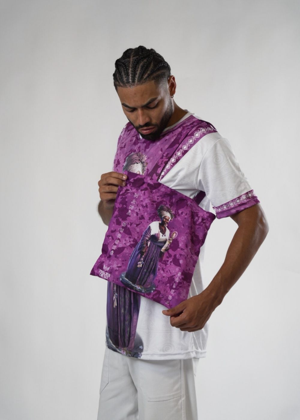 Ecobag Orixá Nanã Umbanda e Candomblé - Coleção Orum | Trajes de Luz