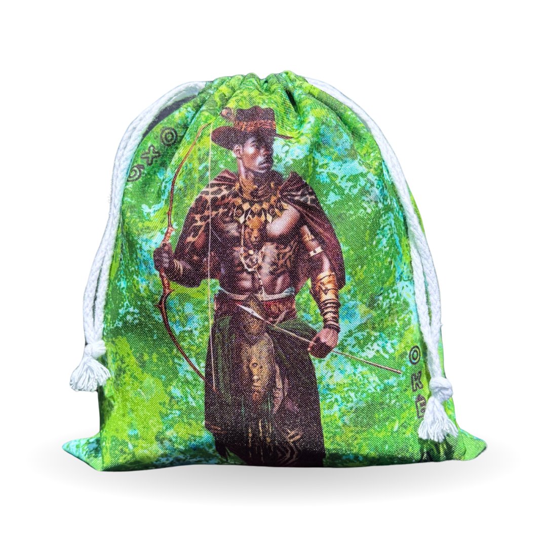 Saco Porta Guias Orixá Oxóssi Umbanda e Candomblé - Coleção Orum | Trajes de Luz