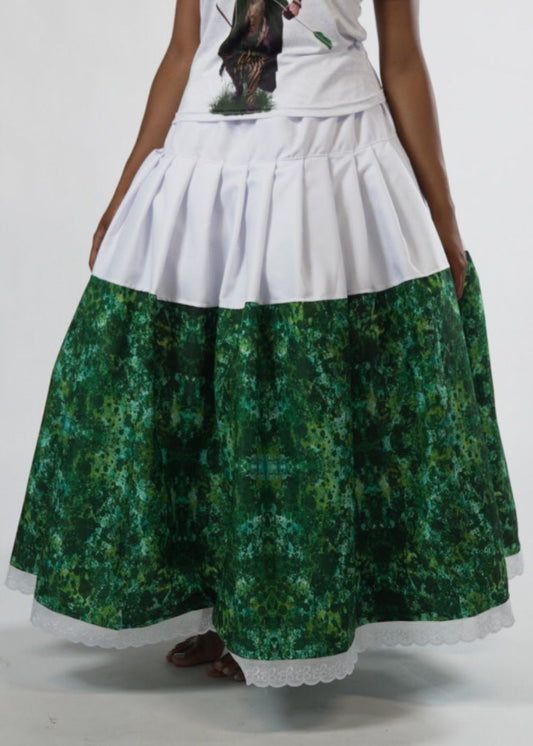 Saia de Orixá Oxóssi Coleção Orum | Trajes de Luz