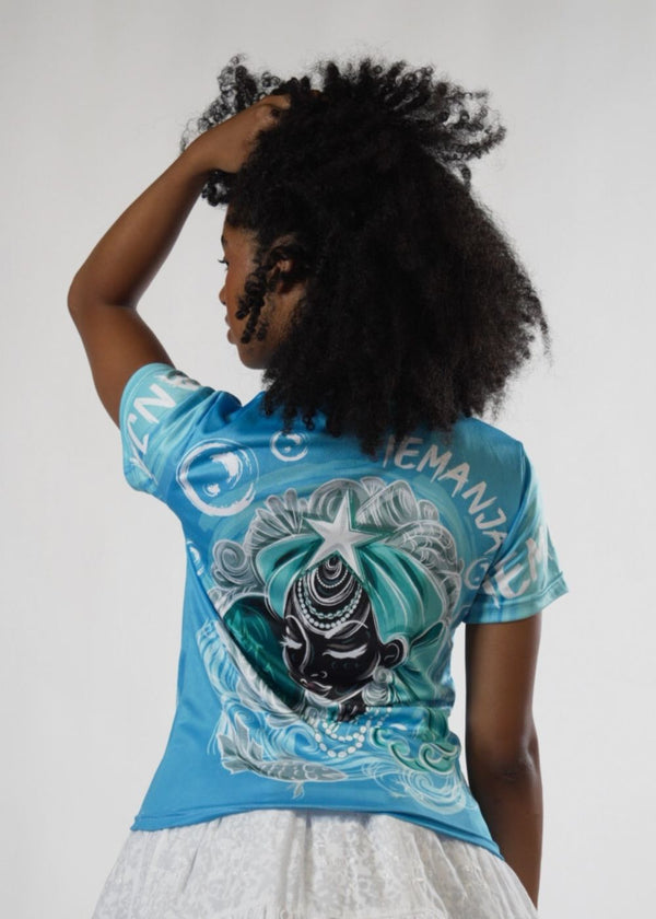 Camiseta Iemanjá Umbanda e Candomblé - Coleção Oríkì's | Trajes de Luz