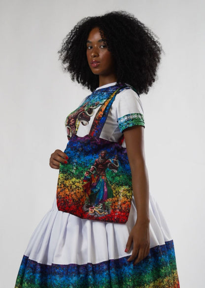 Ecobag Orixá Oxumarê Umbanda e Candomblé - Coleção Orum | Trajes de Luz