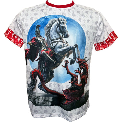 Camiseta São Jorge Guerreiro - Coleção Sacrossanto | Trajes de Luz