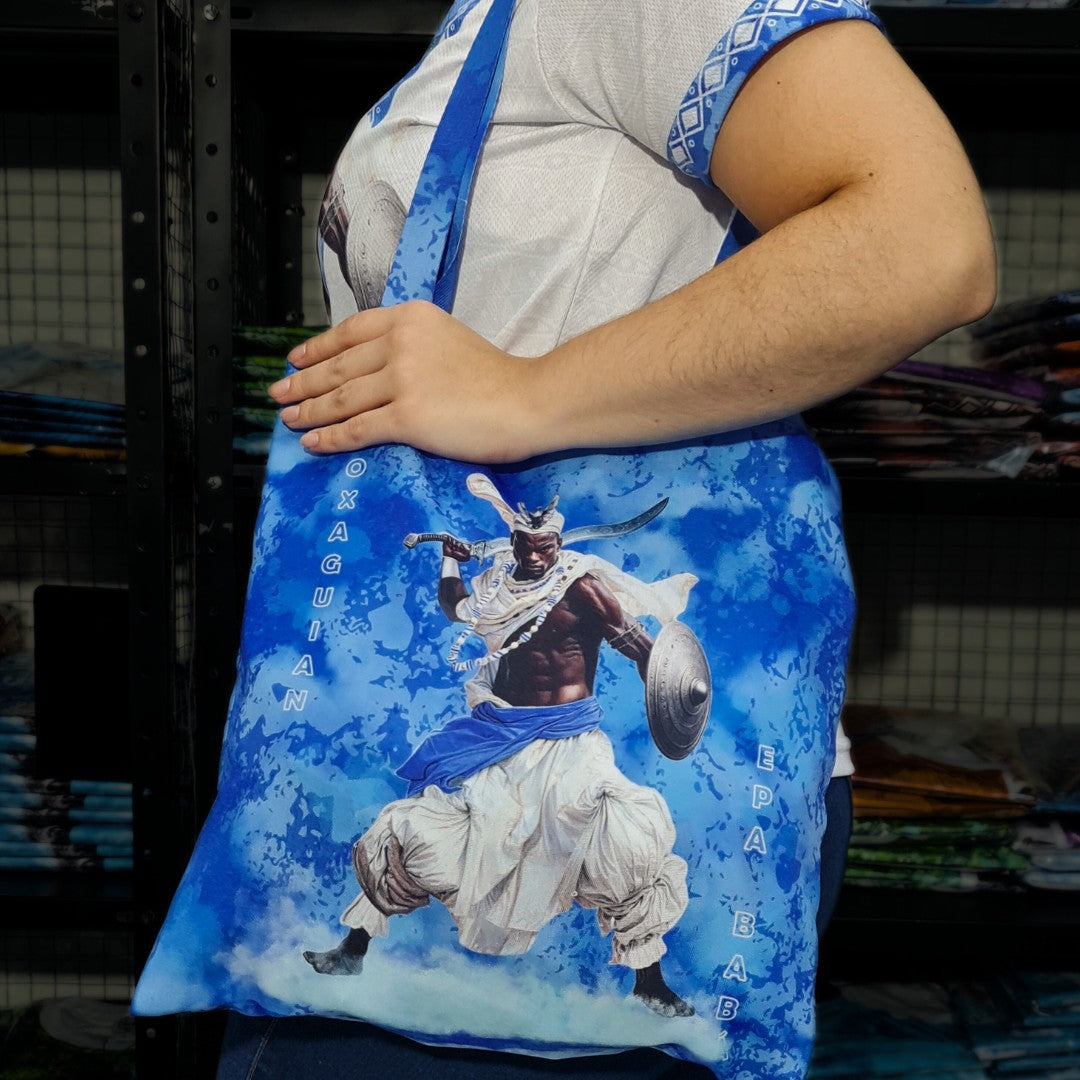 Ecobag Orixá Oxaguian Umbanda e Candomblé - Coleção Orum | Trajes de Luz