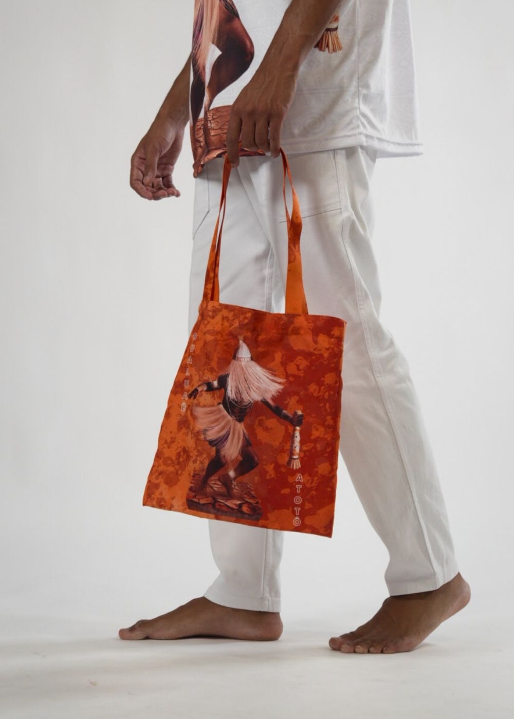 Ecobag Orixá Obaluaê Umbanda e Candomblé - Coleção Orum | Trajes de Luz