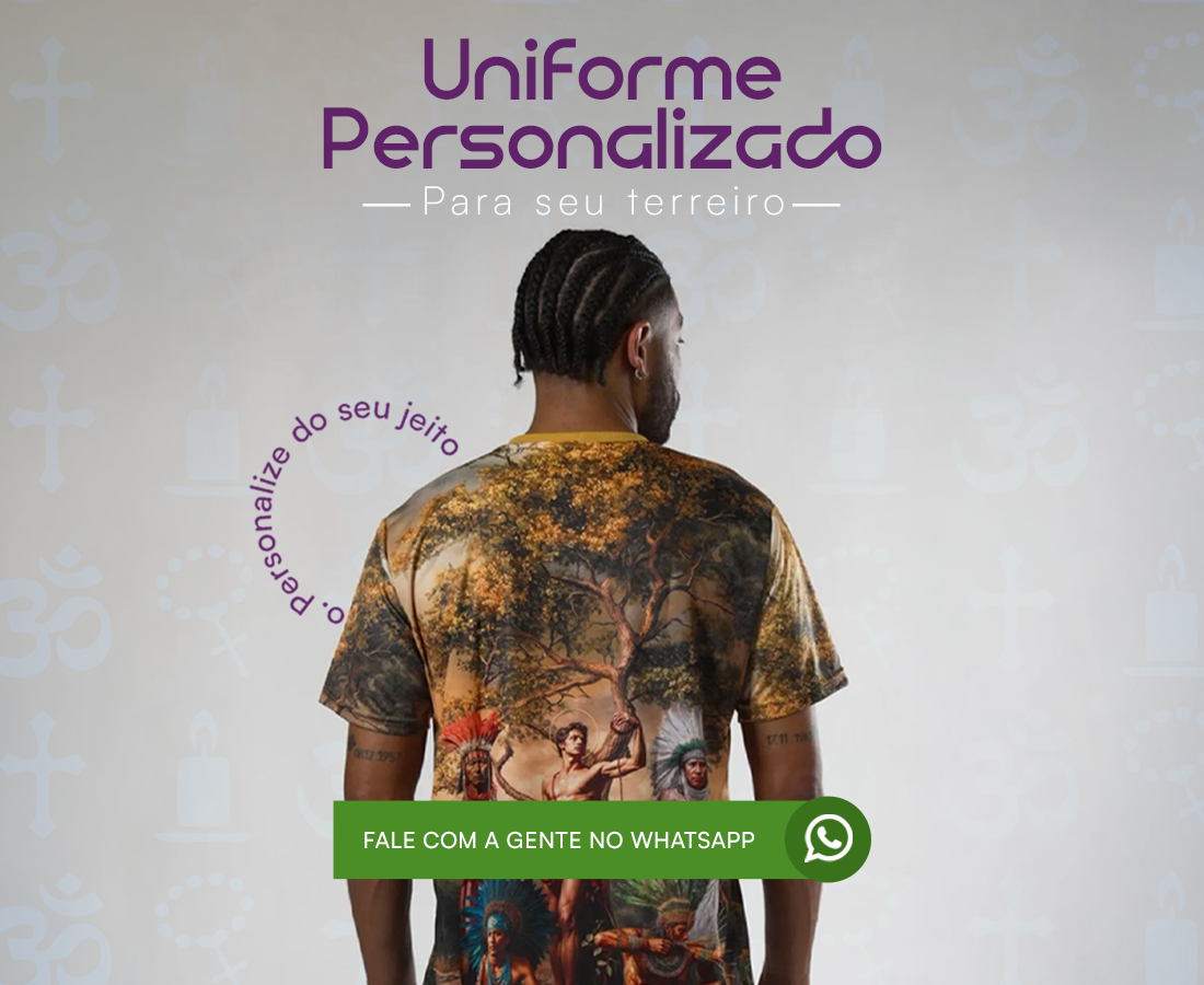 Uniforme personalizado para seu terreiro