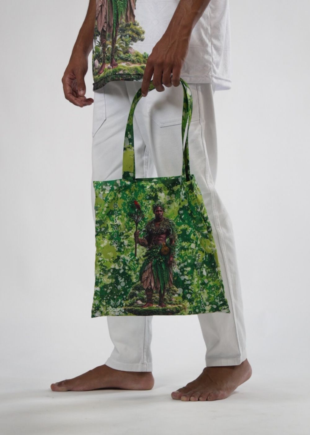 Ecobag Orixá Ossain Umbanda e Candomblé - Coleção Orum | Trajes de Luz