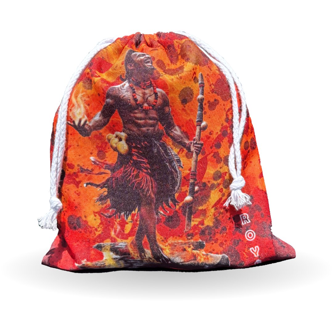Saco Porta Guias Orixá Exu Umbanda e Candomblé - Coleção Orum | Trajes de Luz
