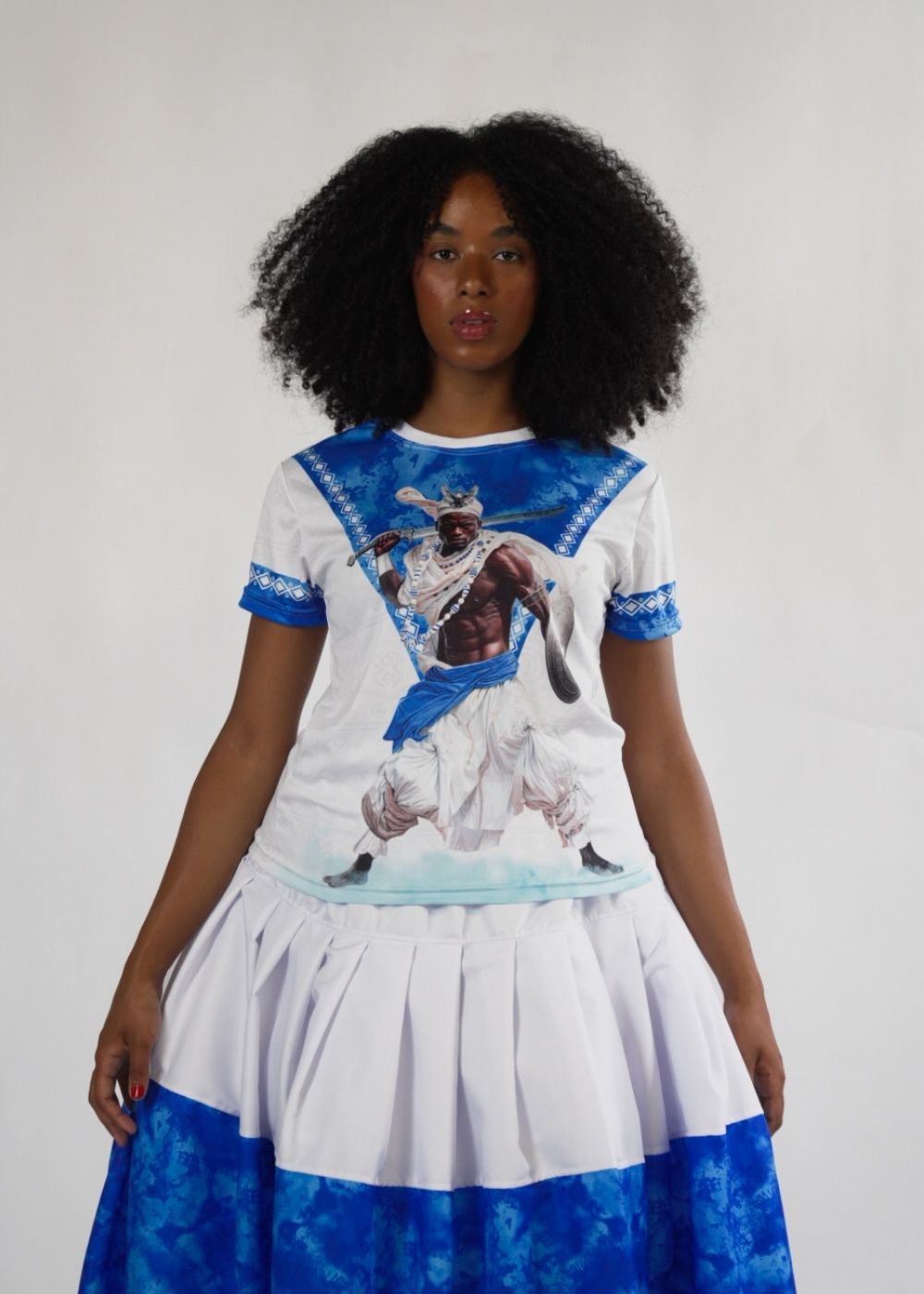 Camiseta Oxaguian Umbanda e Candomblé - Coleção Orum | Trajes de Luz