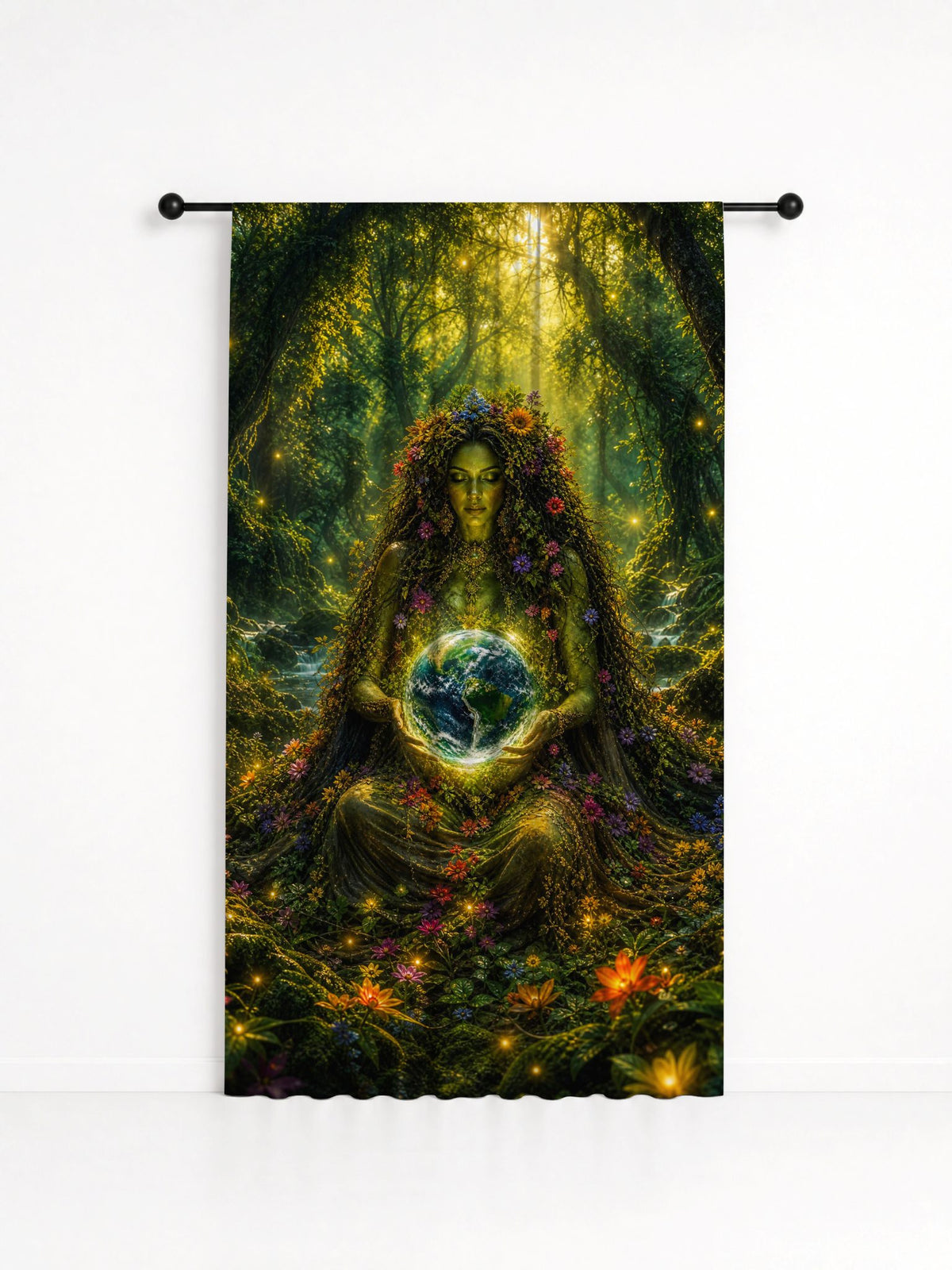 Cortina Decorativa Gaia, estampa 1