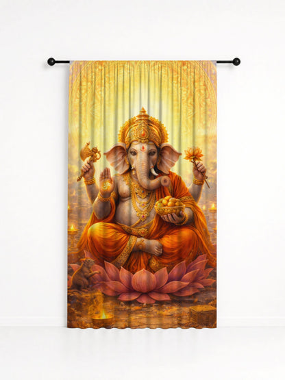 Cortina Decorativa Ganesha, estampa 1