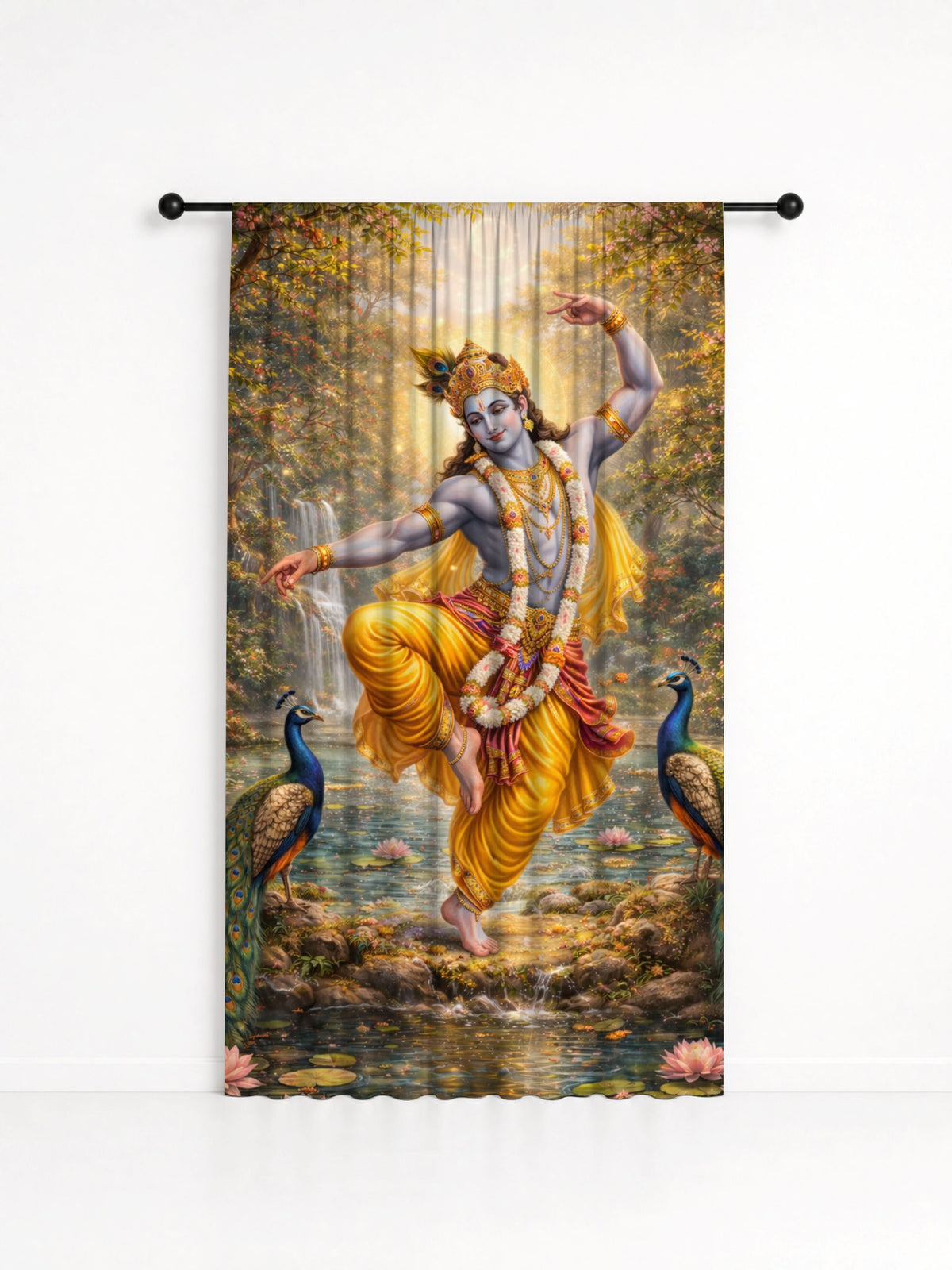 Cortina Decorativa Krishna, estampa 2