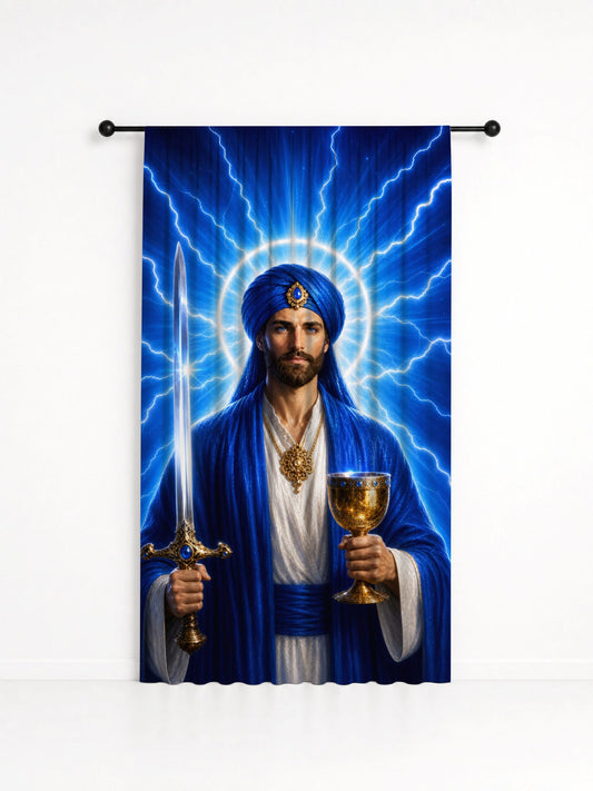 Cortina Decorativa Primeiro Raio - Coleção 7 Raios, estampa 1
