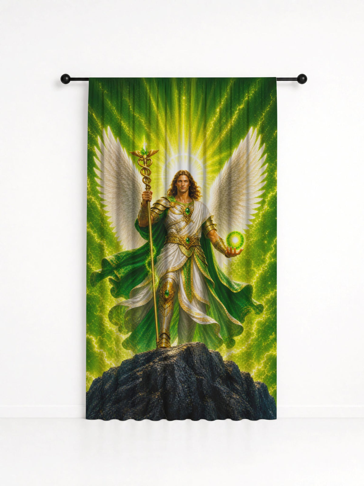 Cortina Decorativa Quinto Raio - Coleção 7 Raios, estampa 2