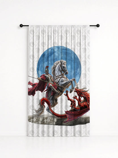 Cortina Decorativa São Jorge - Coleção Sacrossanto, estampa 2