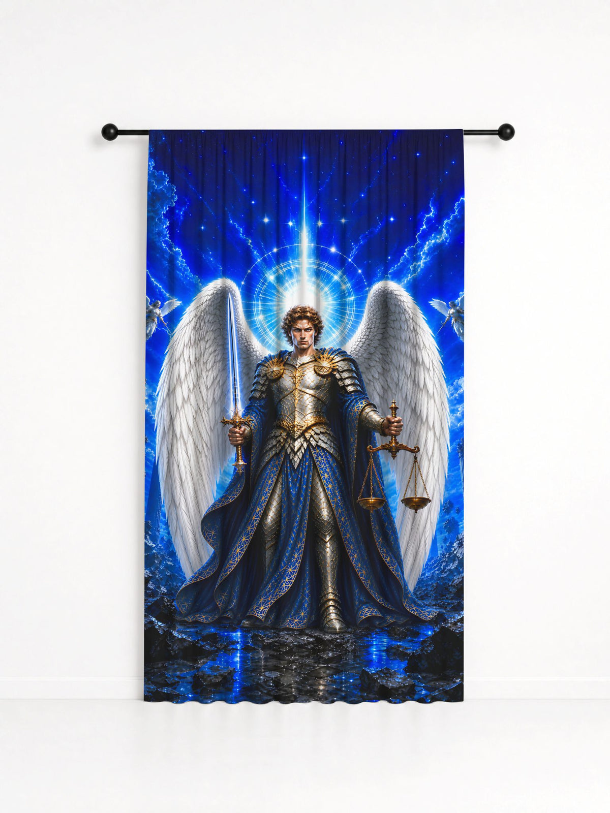 Cortina Decorativa São Miguel - Coleção Sacrossanto, estampa 2