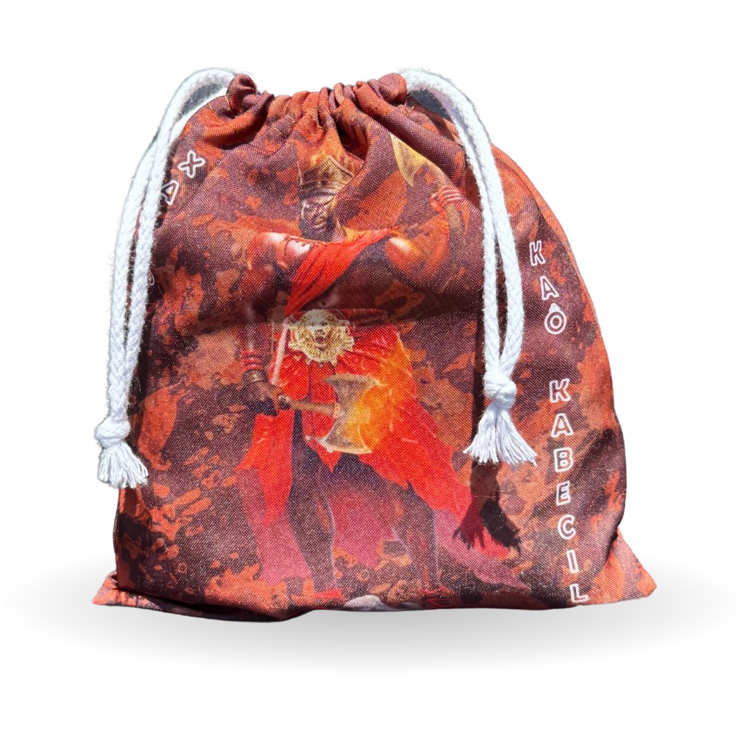 Saco Porta Guias Orixá Xangô Umbanda e Candomblé - Coleção Orum | Trajes de Luz