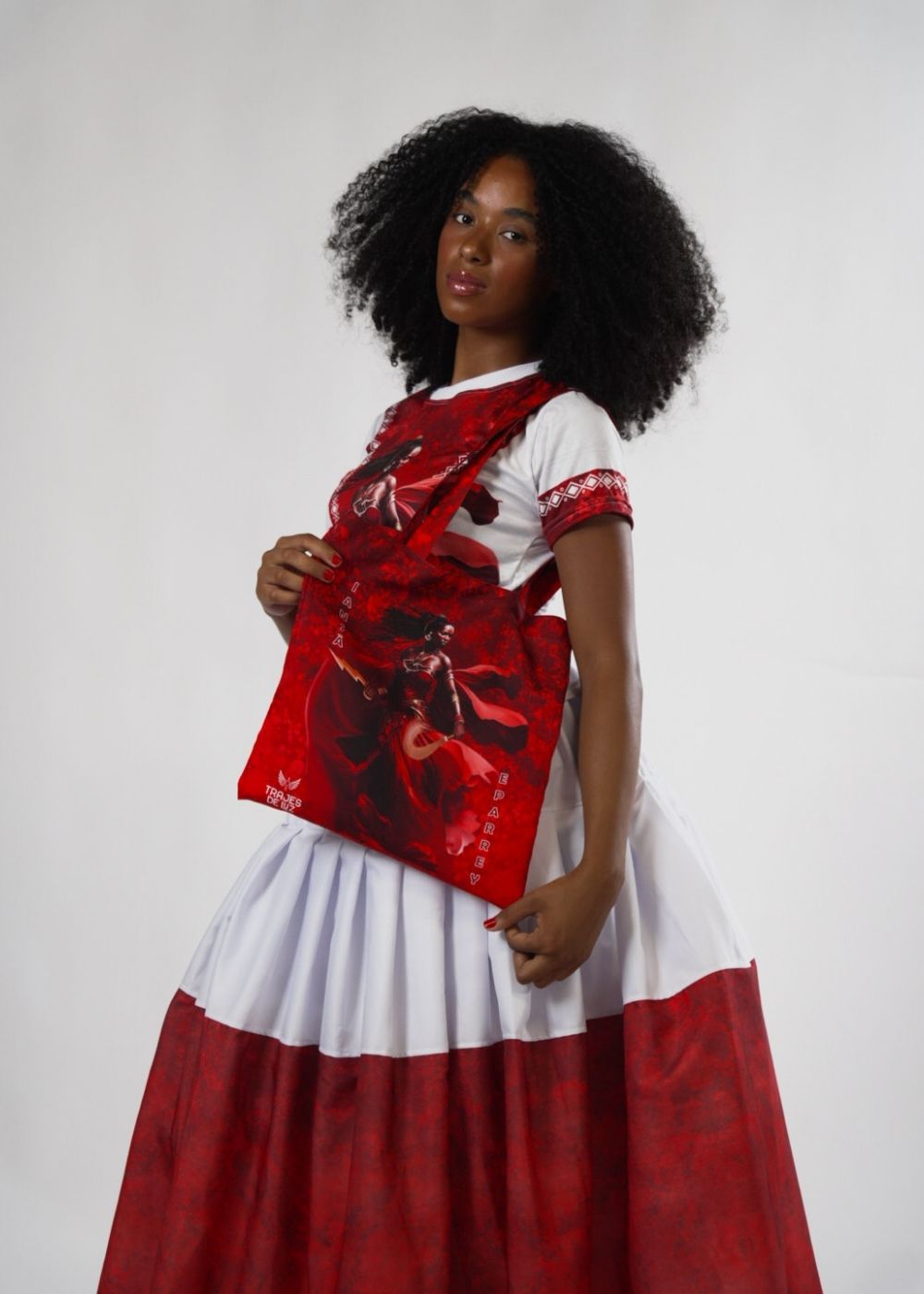 Ecobag Orixá Iansã Umbanda e Candomblé - Coleção Orum | Trajes de Luz