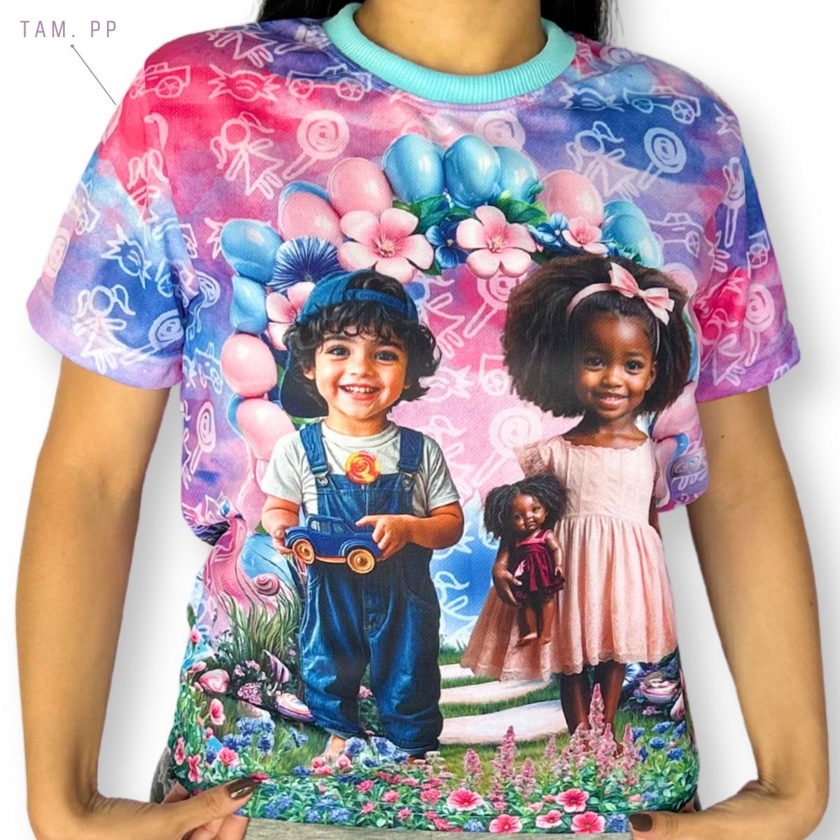 Camiseta Erês Entidade Umbanda - Coleção Aruanda | Trajes de Luz