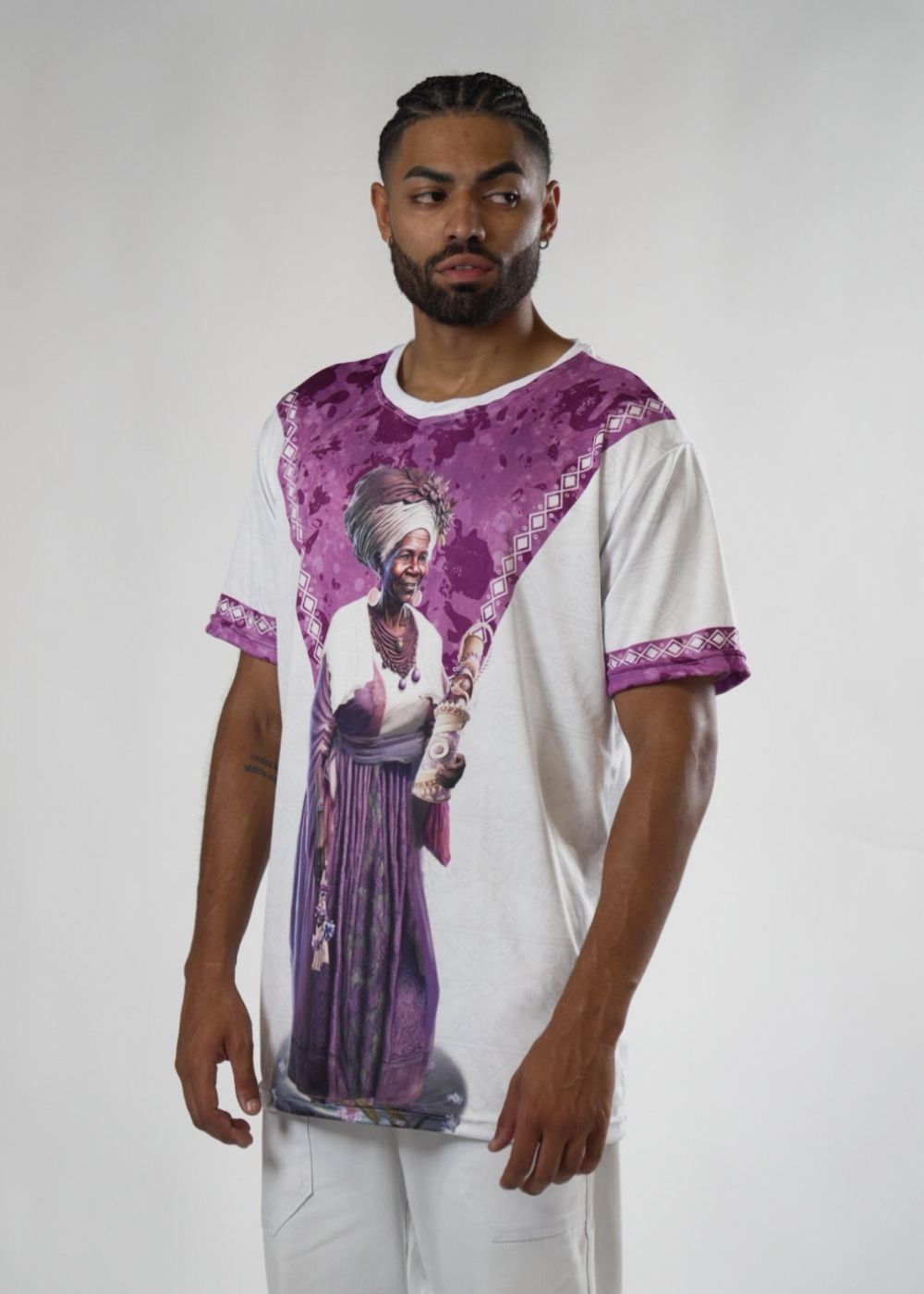 Camiseta Orixá Nanã Umbanda e Candomblé - Coleção Orum | Trajes de Luz
