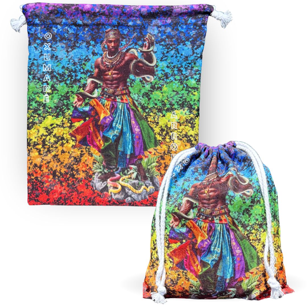 Saco Porta Guias Orixá Oxumarê Umbanda e Candomblé - Coleção Orum | Trajes de Luz